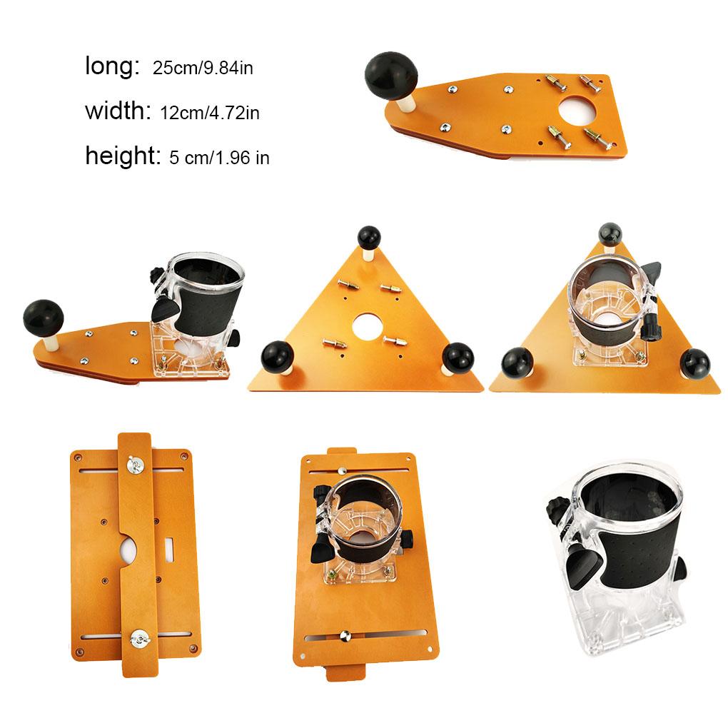 Professional Router Milling Table Trimmer Base Dustproof Stable Balance Board Work Bench Woodworking Balance Board