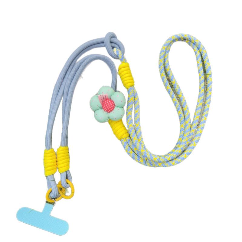 Stain-Resistant 3 In 1 Phone Lanyard 120cm Crossbody Neck Wrist Strap Hanging Rope for Daily Commute Shopping