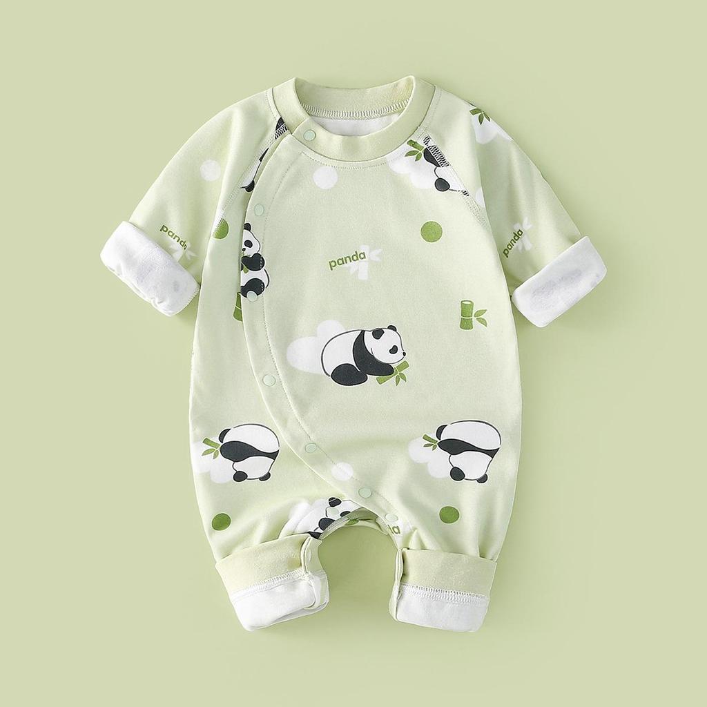 Newborn Unisex Cotton Rompers: Long Sleeve Onesies for Spring & Autumn
