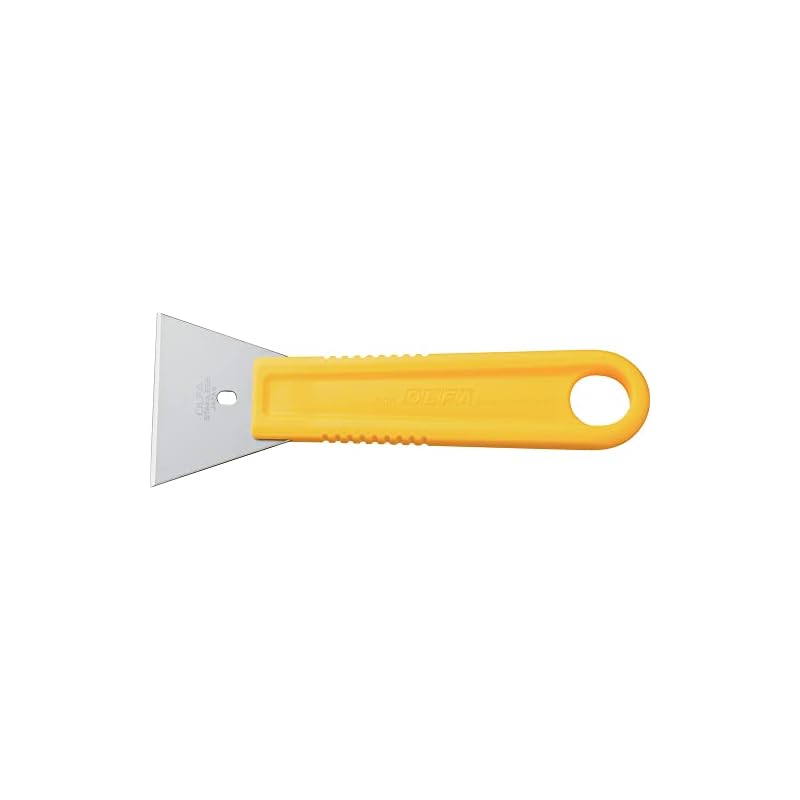 OLFA Scraper, L-type, 35LB, 60mm Blade Width, Stainless Steel Blade, Fixed Type, for Scraping and Peeling.