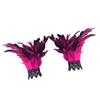 Adjustable Fluffy Feather Wrist Cuffs Black Plume Bracelet New Wristband  Themed Party