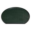 Made In Gorgeous Japanese Wooden 3 Shaku Green Lacquer J-kitchens Placemat, Tray, Japan, Tray, (1.5 Ft) Long, Half-Moon Pattern,
