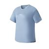 Fila Fitness Fashion Simple Casual Sports Versatile Comfortable Short Sleeve T-Shirt Women Tops Light-Blue A11W531111FBU