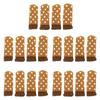 20PCS Furniture Leg Cover Pad Mute Floor Protection Mat Chair Leg Protectors for Chair Table Jacquard Type 1