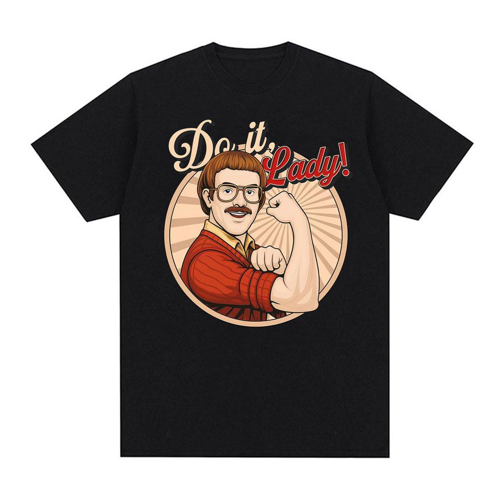 Do It Lady Chit Tour T Shirt Funny Retro Comedy Meme Tee Shirt Men Women Clothing Harajuku Hip Hop Oversized T-shirts Streetw... S разноцветный