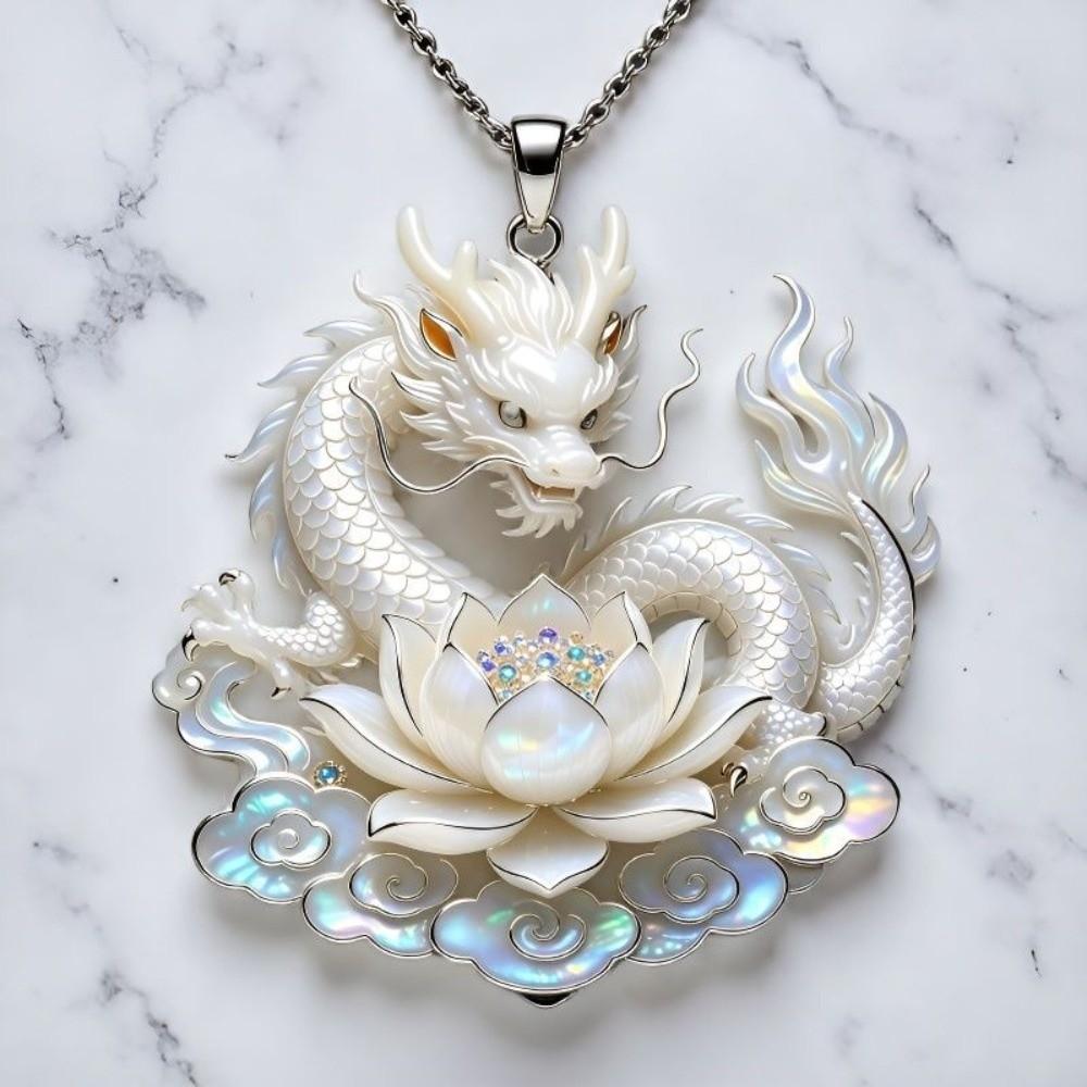 Exquisite Nine-tailed Vixen Pendant Deer Chinese Lion Clavicle Chain Daily Wear