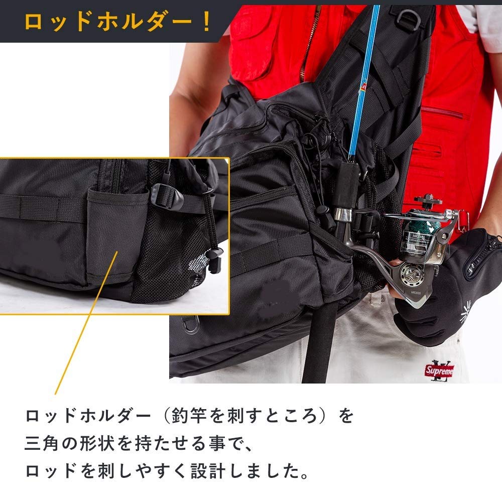 Taška na rybářské potřeby Magic Products, taška přes rameno/ledvinka (Zelená, Bez pásku v pase)