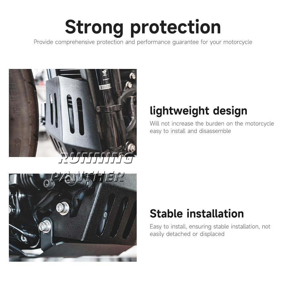 Motorcycle Chin Lower Front Spoiler Air Dam Fairing Mudguard Cover For Harley Softail Deluxe Fat Bob Sport Glide Slim 2018-2023
