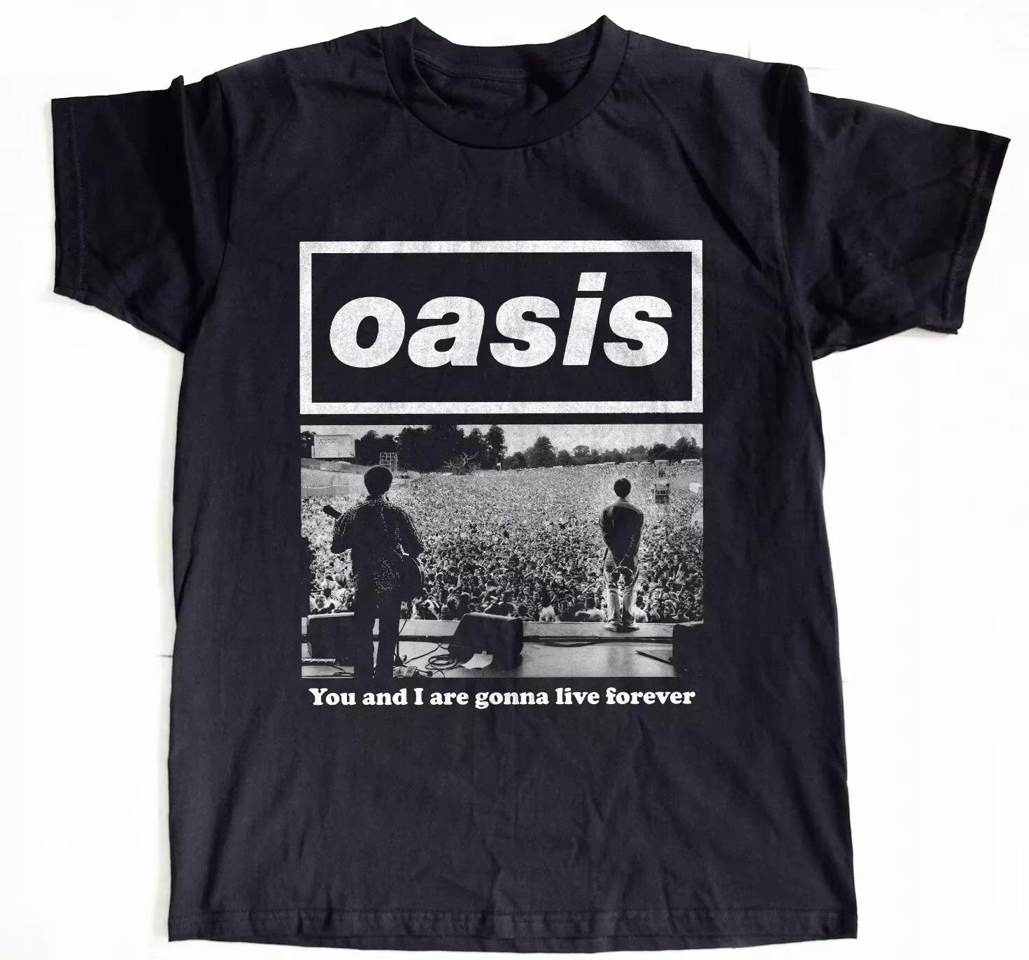 

Oasis Tour Shirt Liam Noel Gallagher Printed Cotton TShirt Hip Hop High Street Unisex TShirt Fashion Casual Harajuku TShirt 4XL