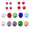 8-Grid Glass Wheel Beads Set (6-10mm) for DIY Jewelry & Accessories
