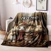Rabbits Customize Your Name Blanket Warm Comfortable And Soft Blankets Are Suitable For Home Chairs Office Sofas Sofas Office Camping And Gifts For