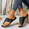 Summer Women's Shoes Sandals Versatile Set Toe Fashion Flat Heel Casual Women's Cool Slippers