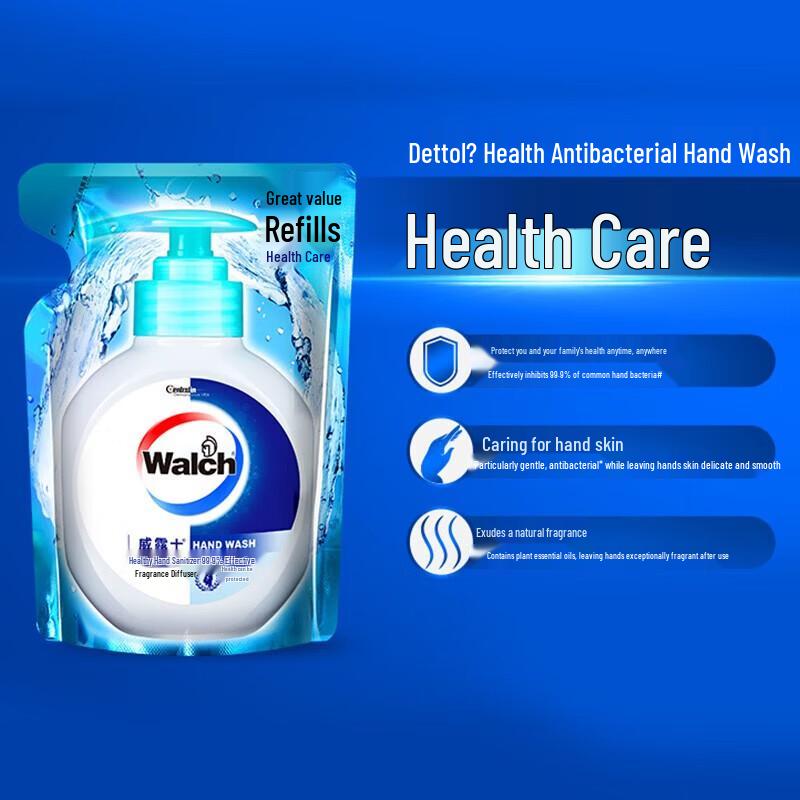 Walch Healthy Antiseptic Hand Wash Refill Pouch