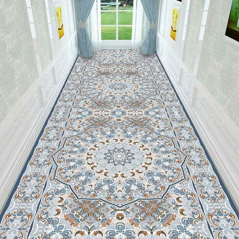 Modern Fashion Household Long Corridor Carpet Runner Home Decoration Hotel Hallway Rug Washable Villa Stairway Mats Customizable
