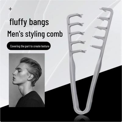 Korean Fluffy Texture Hair Styling Comb for Bangs and Root Volume