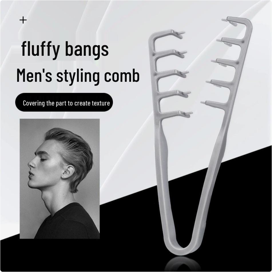 Korean Fluffy Texture Hair Styling Comb for Bangs and Root Volume