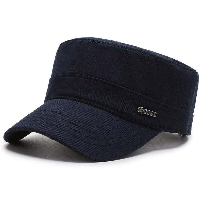 Hat Solid color Flat top hat Spring and autumn fashion Short brim sun hat Peaked hat Casual hat Trendy versatile