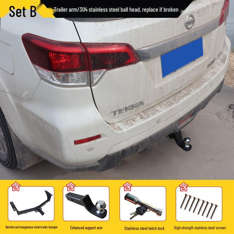 Enhanced Tow Bar for Nissan X-Trail, Qashqai, Murano, Terra, and New Paladin