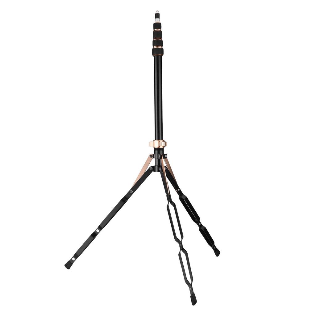 Camera Tripod 7.2ft 2.2m with Folding Reversible Legs and Carry Bag Portable Light Stand for Photography