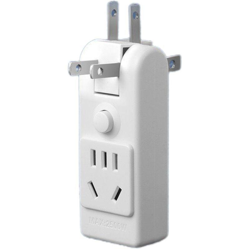 One-to-Multiple Plug Adapter with Switch 180 Degree Rotation US Electrical Socket Travel Aadapters Household Socket Converter
