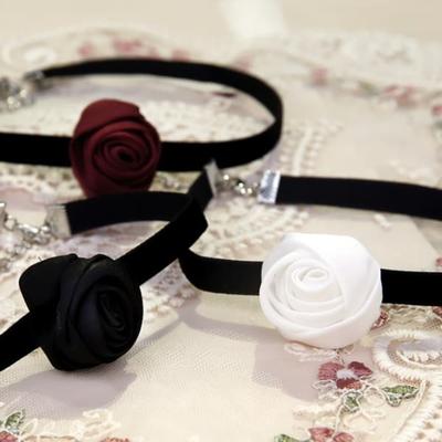 Dames Dagelijkse Bloem One Point Choker Ketting