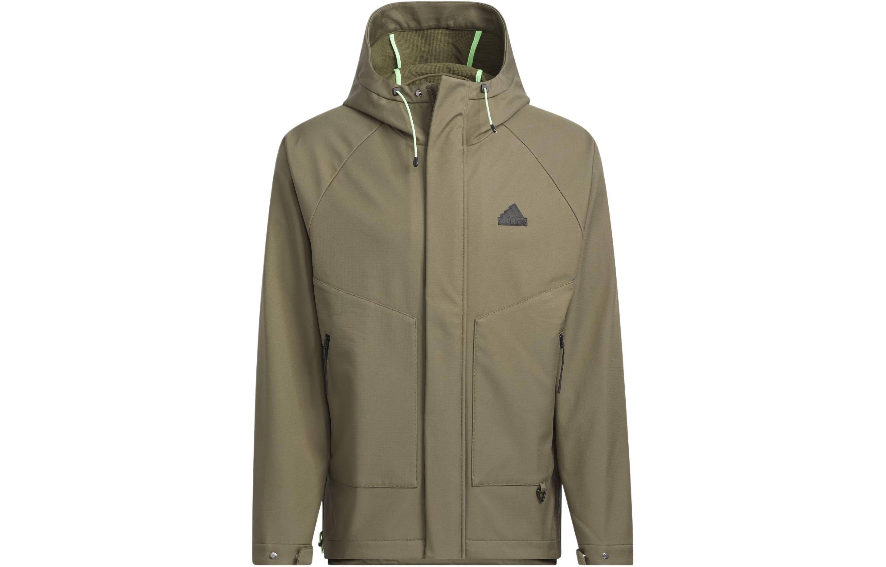 Adidas CITY ESCAPE Jacket Jackets & Coats Men s Strata Olive Green JE8574 S