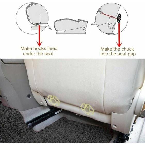 Big Ant 2 pachete de perne pentru scaun auto Huse interioare pentru scaune Covoraș de pernă pentru accesorii auto Scaun de birou cu piele PU respirabilă(gri)