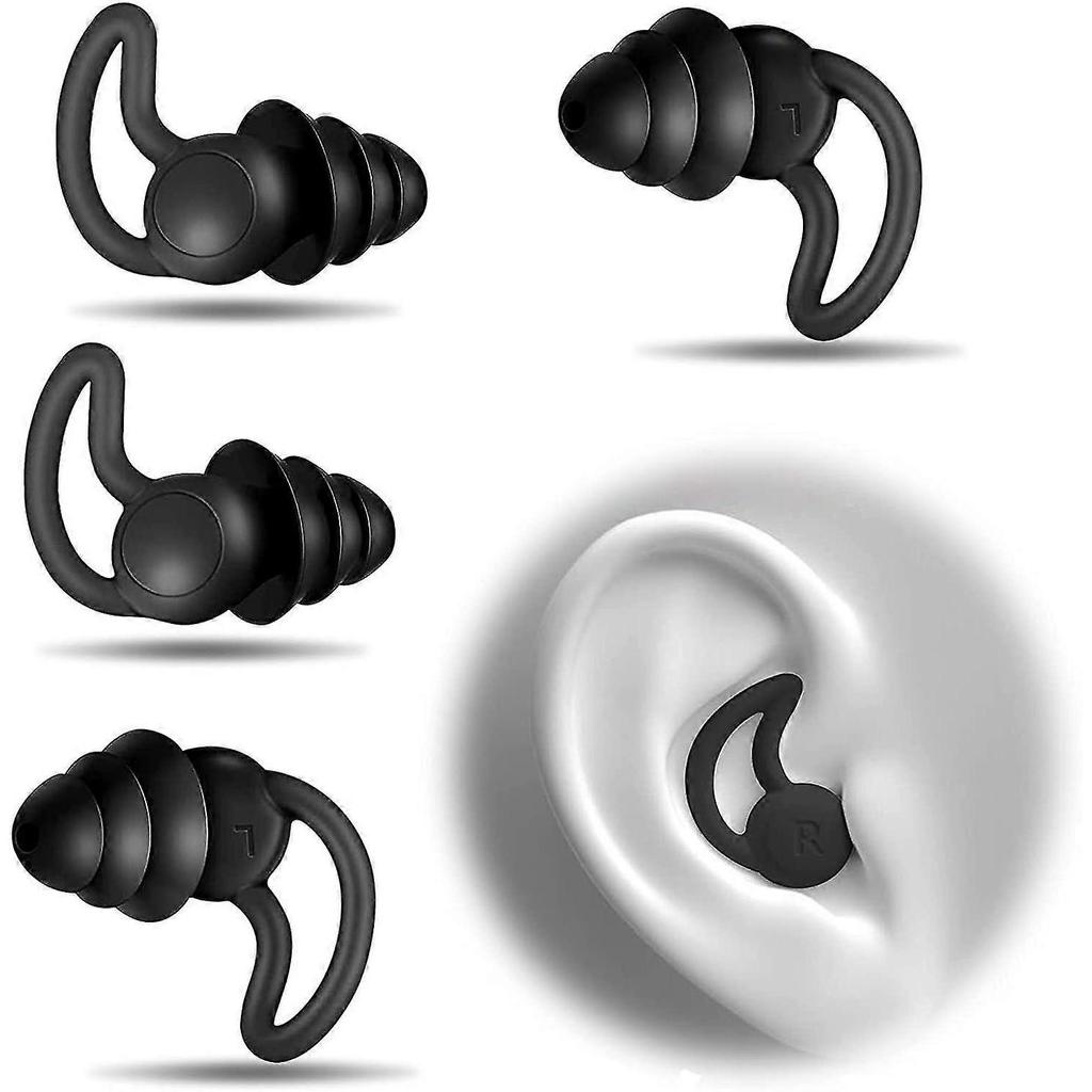 Noise Cancelling Earplugs, Sleep Earplugs, Silicone Noise Cancelling Earplugs, Super Soft Reusable Earplugs