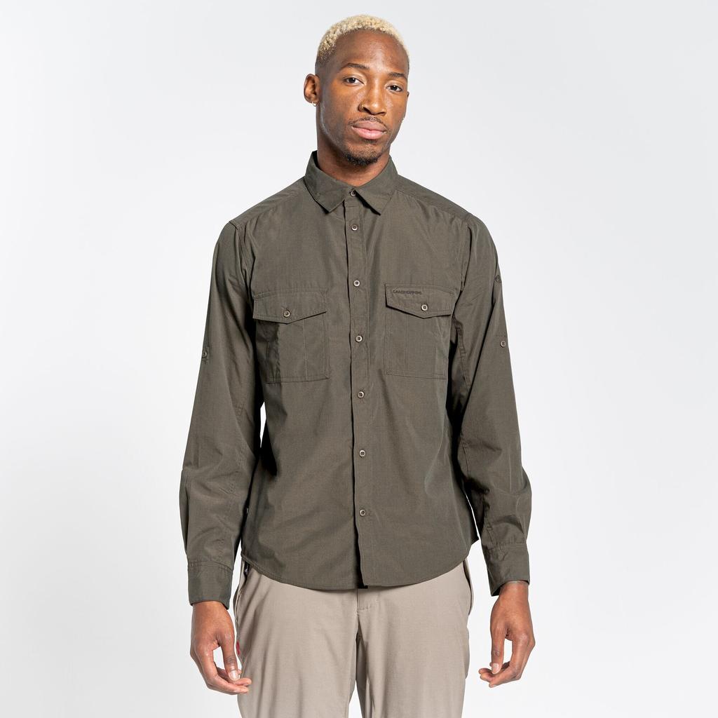 CRAGHOPPERS Mens Kiwi Long-Sleeved Shirt