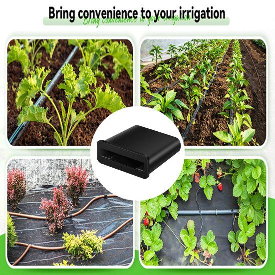 Drip Tape Row End Drip Irrigation System Tape Row End Water Drip Tape End Closure for 5/8'' Drip Tape No Leaking Drip Tape Irrigation Kit