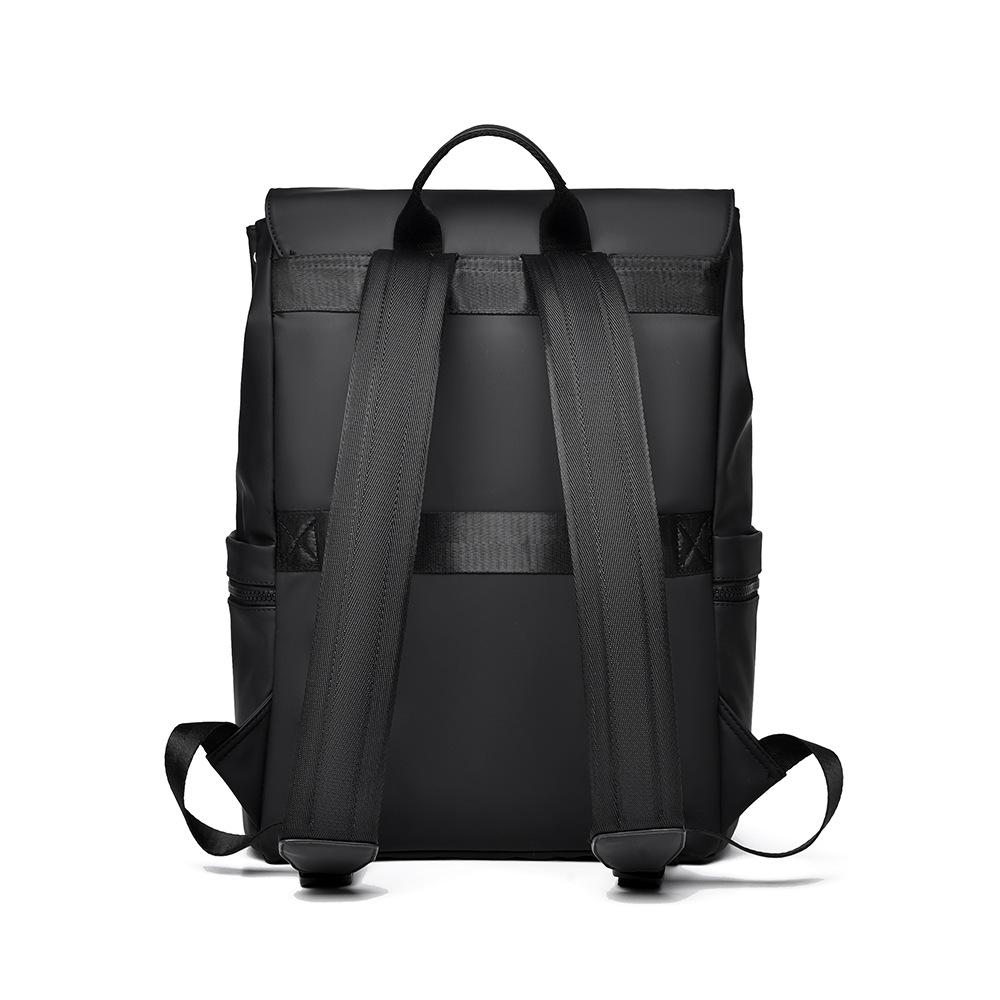 Men’s High-End Fashion Solid Color Casual Backpack