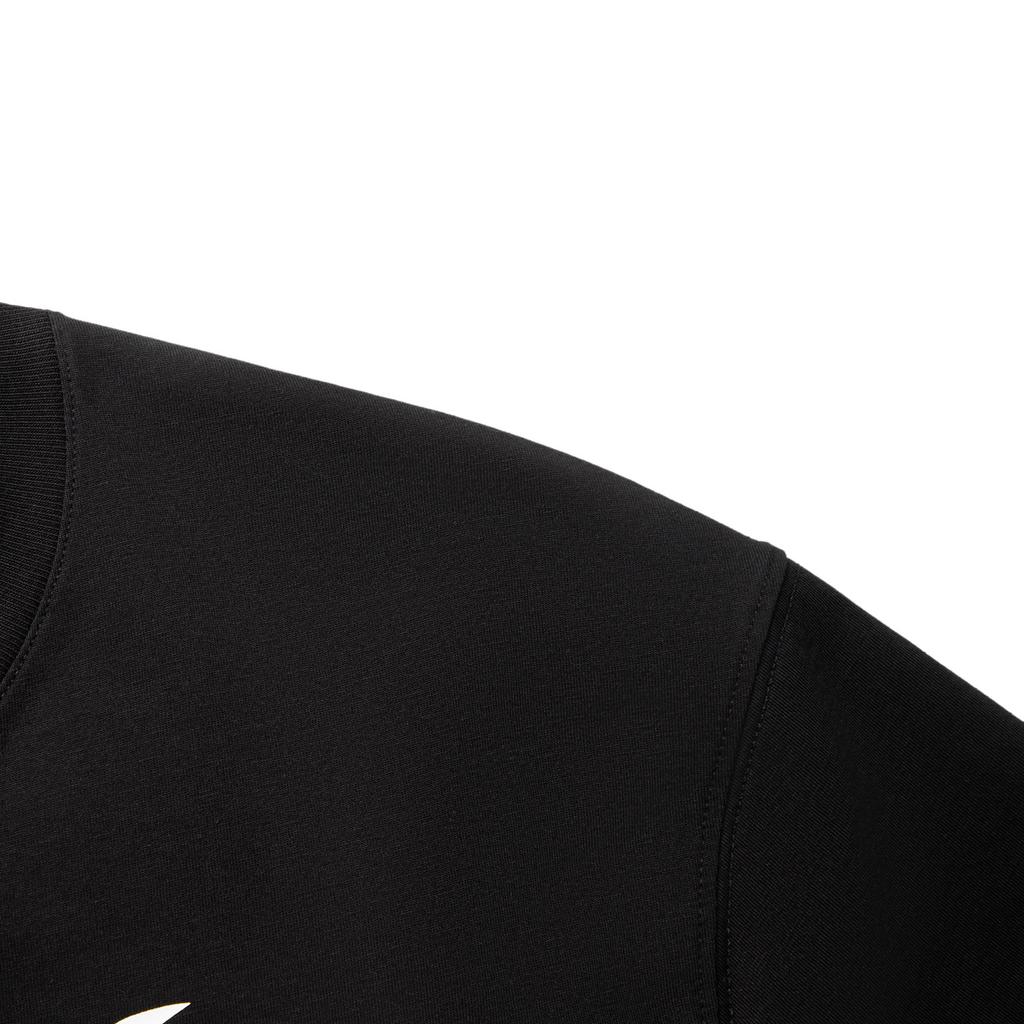 Li Ning CBA Series Zhejiang Team Sports Fashion Casual Stretch Printed Round Neck Comfortable Summer Basketball Short Sleeve T-Shirt AHSVC45-1