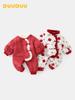 DUUDUU Baby Girl Jumpsuit - New Year 2025, First Birthday, Autumn/Winter Style