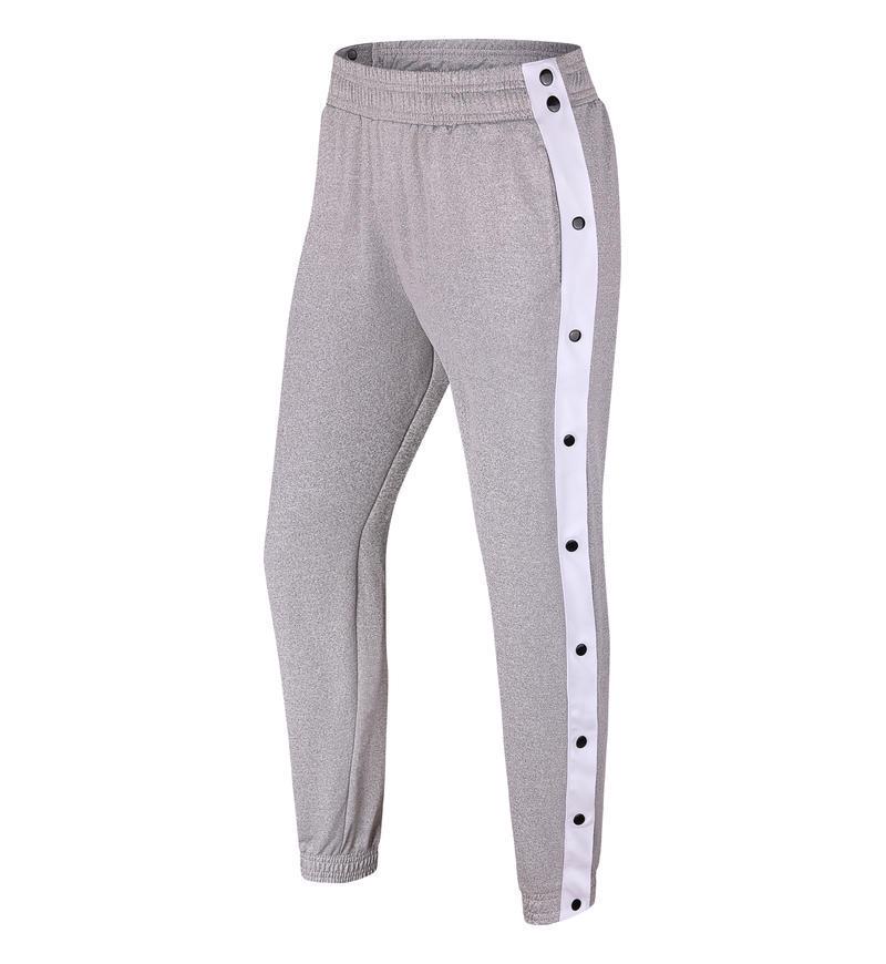 

Многофункциональные спортивные брюки с манжетами на щиколотках на кнопках XL светло-серый