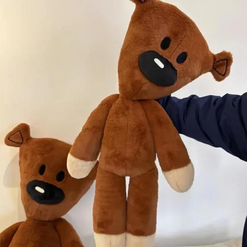 30/80/110cm Mr Bean Teddy Bear Plush Toy Simple Bean Bear Stuffed Doll Large Soft Throw Pillow Sleeping Companion Gift For Fans