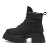 Timberland Sky Stivali da Donna da Esterno in Pelle con Lacci da 6 Pollici Durevoli Casual Impermeabili a Metà Polpaccio Neri A428J001