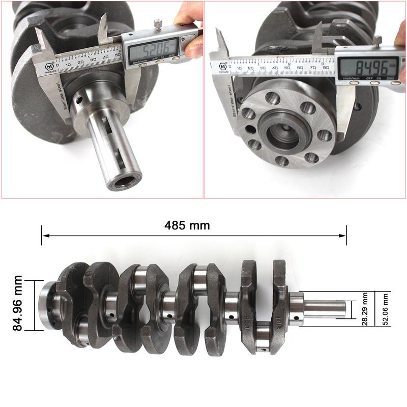 G4KH 2.0 New Engine Crankshaft 231112G400 23111-2G400 For Hyundai Genesis Coupe Sonata Kia Optima Sportage Car Parts