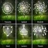 LED Solar Feuerwerk Lichter Außen Wasserdicht Solar Garten Lichterkette Für Rasen Gehweg Terrasse Hof Party Weihnachtsdekoration
