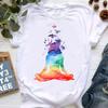 I Lamaste Lama Animal Print TShirt Women Clothes Meditation Tshirt Femme Funny White T Shirt FeUnisex Summer Fashion Tops