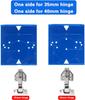 Hinge Punching Positioning Ruler Template Woodworking Hinge Installation Auxiliary Tool Hinge Drilling Locator Cabinet Door