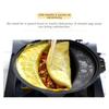 Fried Egg Pan Cookware Baking Parts Nonstick Omurice Pan For Gas Stove Aluminum Alloy Egg Wok Breakfast Fryer Simple 25*15*8CM