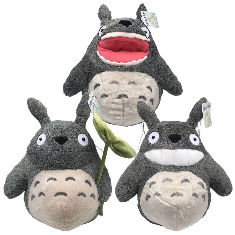 Adorable 14" My Neighbor Totoro Gray Plush Doll Soft Stuffed Animal Toy For Kids