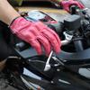 Goatskin Motorcycle Gloves Summer Men's Brown Vintage Leather Motorcycle Motocross Gloves Women's Motorcycle Hand Gloves