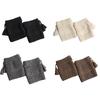 1 Pair Fashion Winter Tassel Womens Knitted Leg Warmers Sock Elastic Stretchy Soft Trim Boot Cover Cuffs Toppers