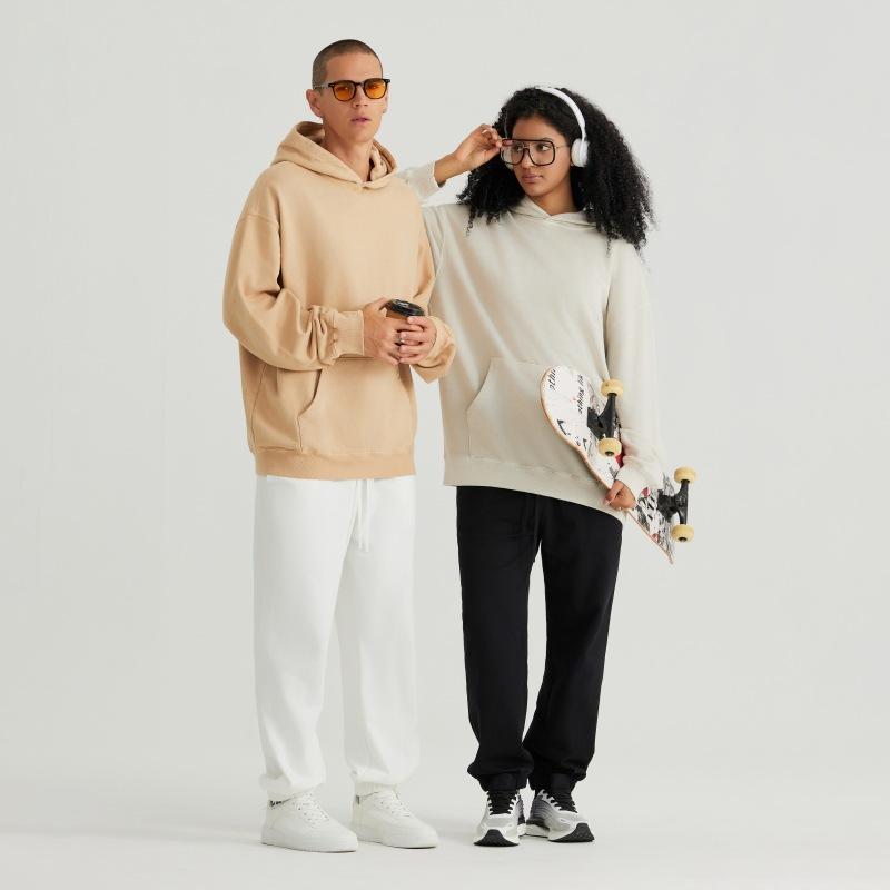 40G Pure Cotton Heavy Washed Old Hooded Sweater Men'S American Retro Trendy Couple Hoodie