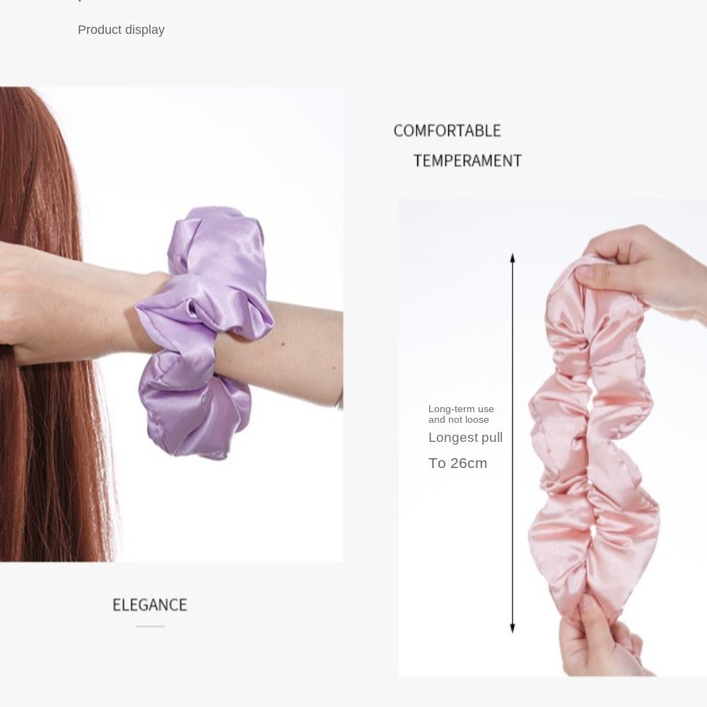 Thick Hair Rope Overnight Hair Rollers Flexible Satin Curling Rod  Home Sleeping