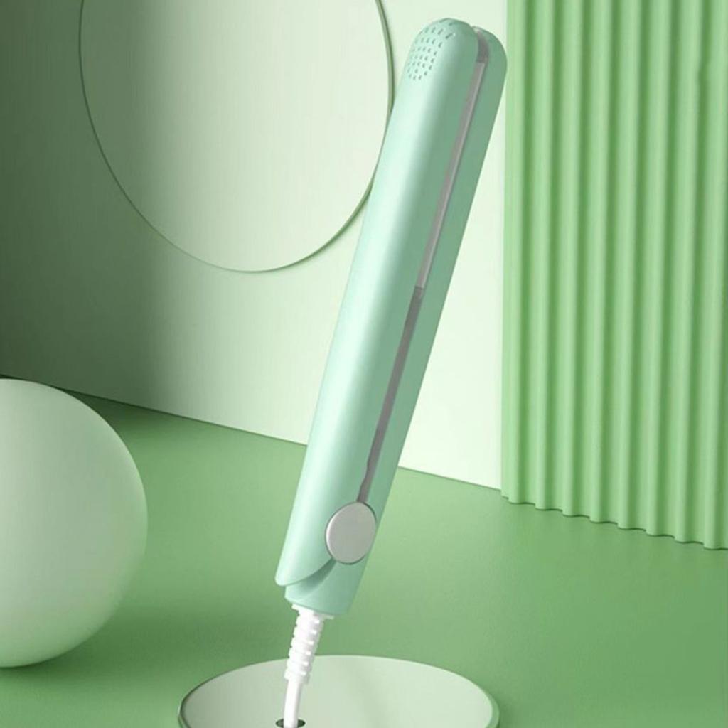 Přenosná drátová žehlička na vlasy Rychlý ohřev Elektrická kulma Rovná kudrnatá ofina na vlasy Mini curlingová hůlka Cestování Ženy Nástroj pro úpravu vlasů