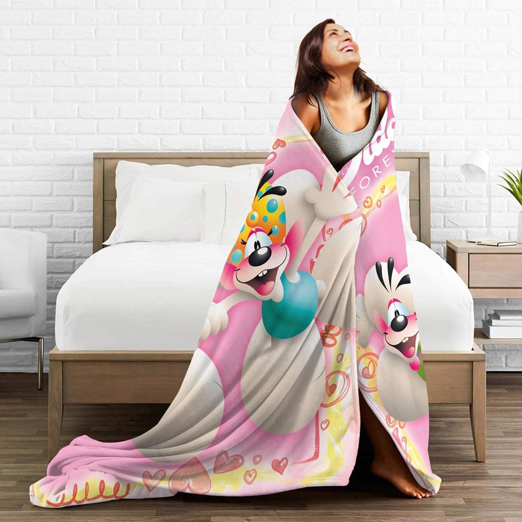 Kerst Diddl Dekens Kwaliteit Warm Beddengoed Plaids Winter Kamperen Woonkamer Grafische Sprei