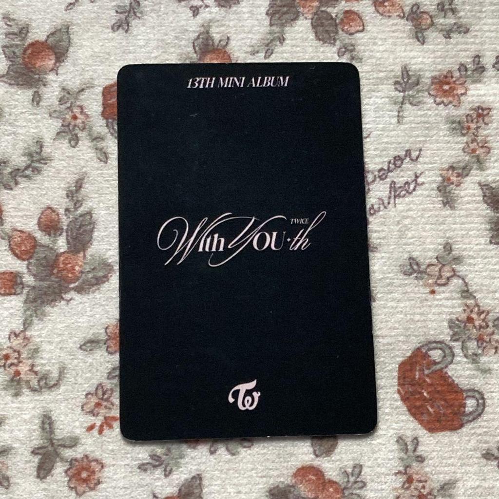 [USED] TWICE Momo With YOU-th ONE SPARK Pre-recorded Trading Card