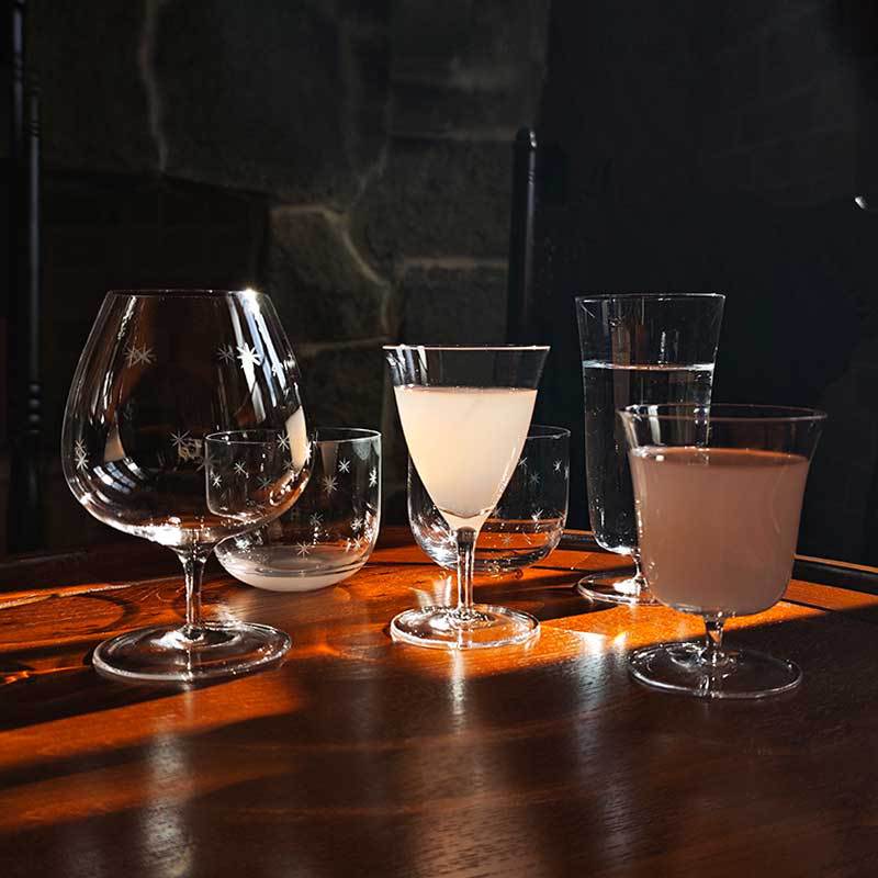 Aesthetic Short-Stem Glass Multi-Purpose for Cocktail, High Borosilicate Glass Heat-resistant Sparkling Drink Cold Brew Coffee